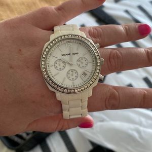 Michael Kors white watch